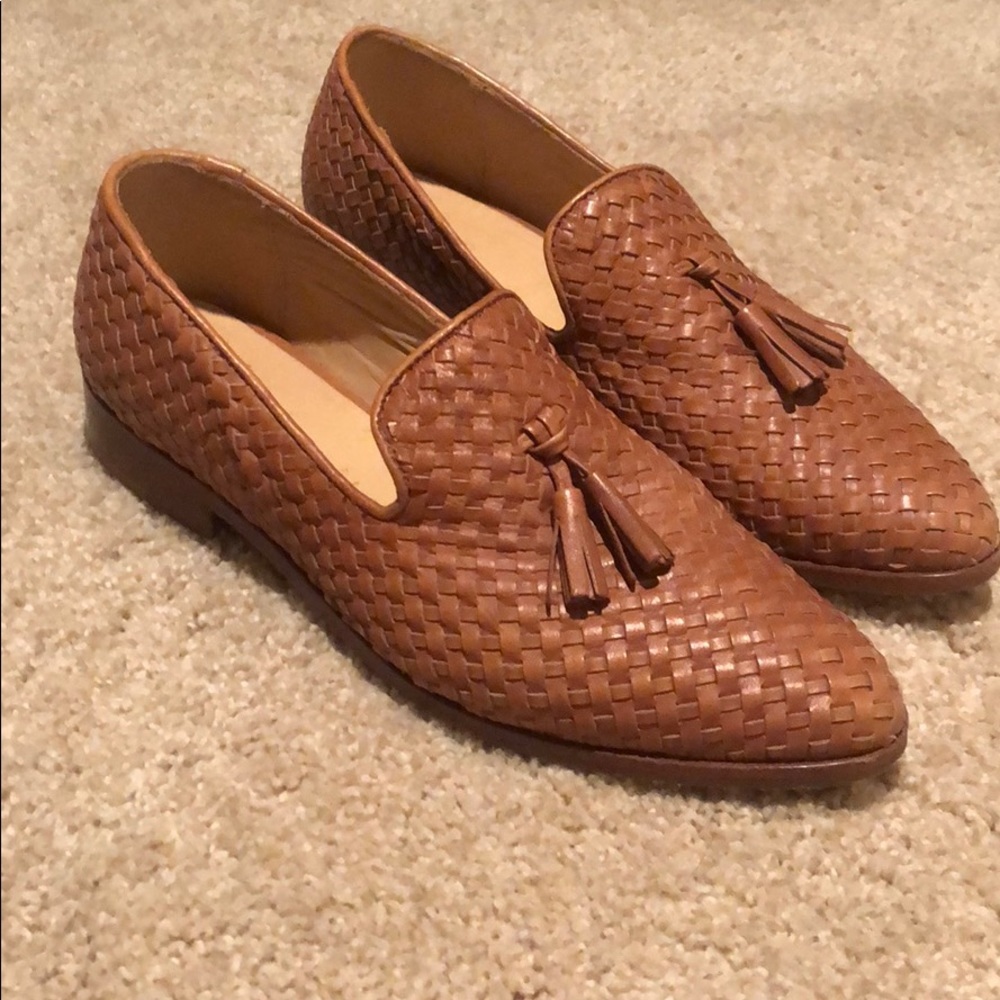 Nisolo Woven Leather Flats Size 8 1/2